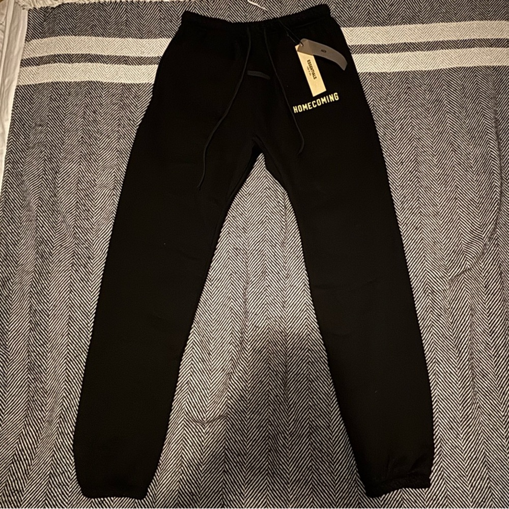 Essentials Black Homecoming Sweatpants BRAND NEW WITH TAGS Tapered 
Jogger